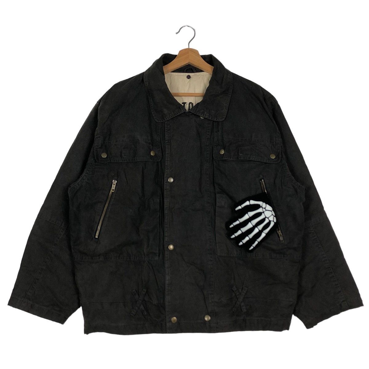Japanese Brand 🔥RIOT RIOT BOMBER JACKET PILOT TO ACTION BONDAGE DESIGN Size US L / EU 52-54 / 3 - 2 Thumbnail