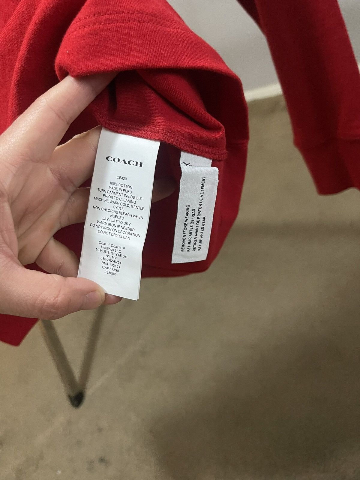 Coach Coach Jersey Long Sleeve Size US M / EU 48-50 / 2 - 8 Thumbnail