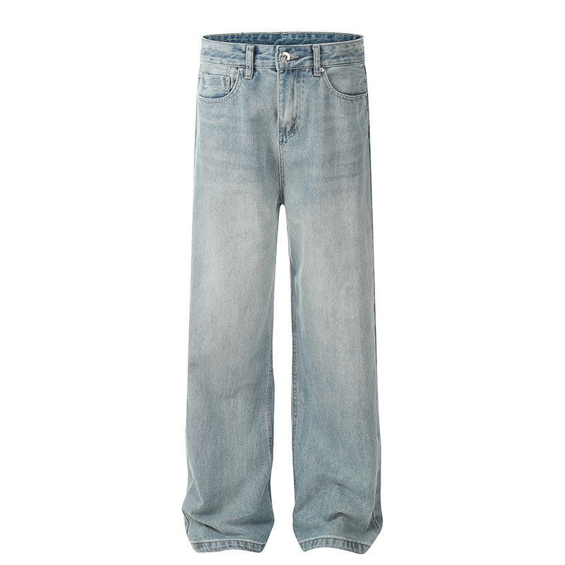 Japanese Brand Men's American Retro Straight-Leg Wide-Leg Jeans Size US 32 / EU 48 - 1 Thumbnail