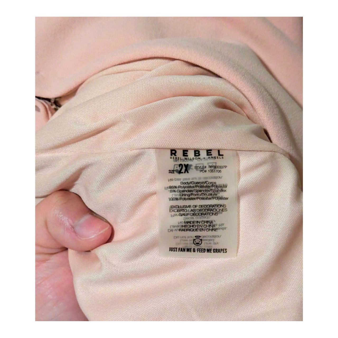 Other Rebel Wilson x Angels Punk Pink Blazer w/ Barbell Accents Size XXL / US 16-18 / IT 52-54 - 3 Thumbnail