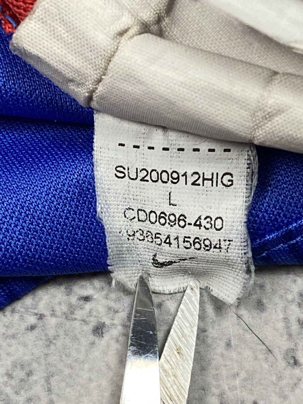 Nike Nike England 2020-21 Away Soccer Jersey Blue Size L Size US L / EU 52-54 / 3 - 14 Thumbnail
