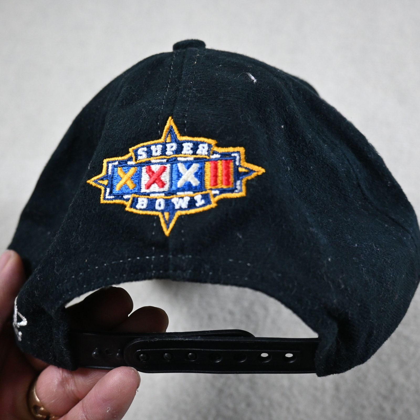 NFL Vintage Denver Broncos Super Bowl XXXII Champions Hat NFL 98 Size ONE SIZE - 3 Thumbnail