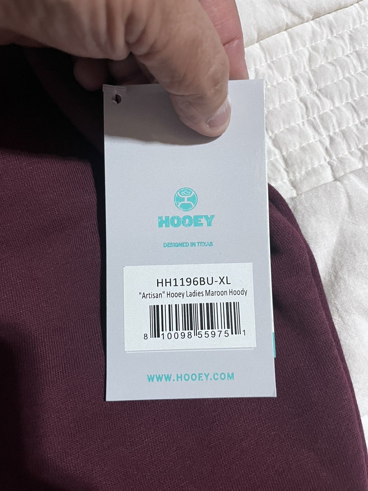 Other Maroon Hooey Hoodie Size US XL / EU 56 / 4 - 5 Thumbnail