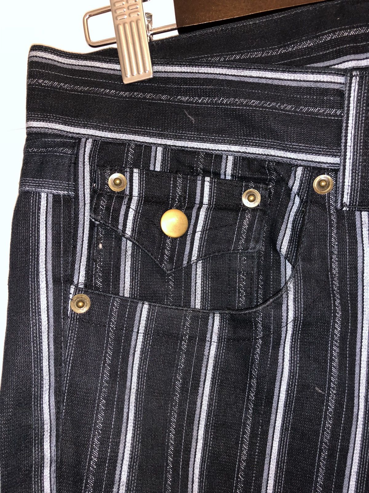 Tornado Mart Vintage Japanese Striped Flare Pants sz30 Size US 30 / EU 46 - 3 Thumbnail