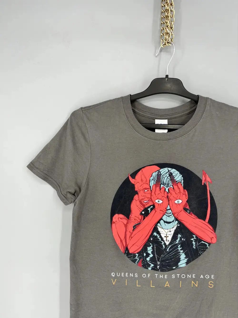 Band Tees × Vintage Vintage Queens Of The Stone Age Villains Tour Shirts Size US S / EU 44-46 / 1 - 4 Thumbnail