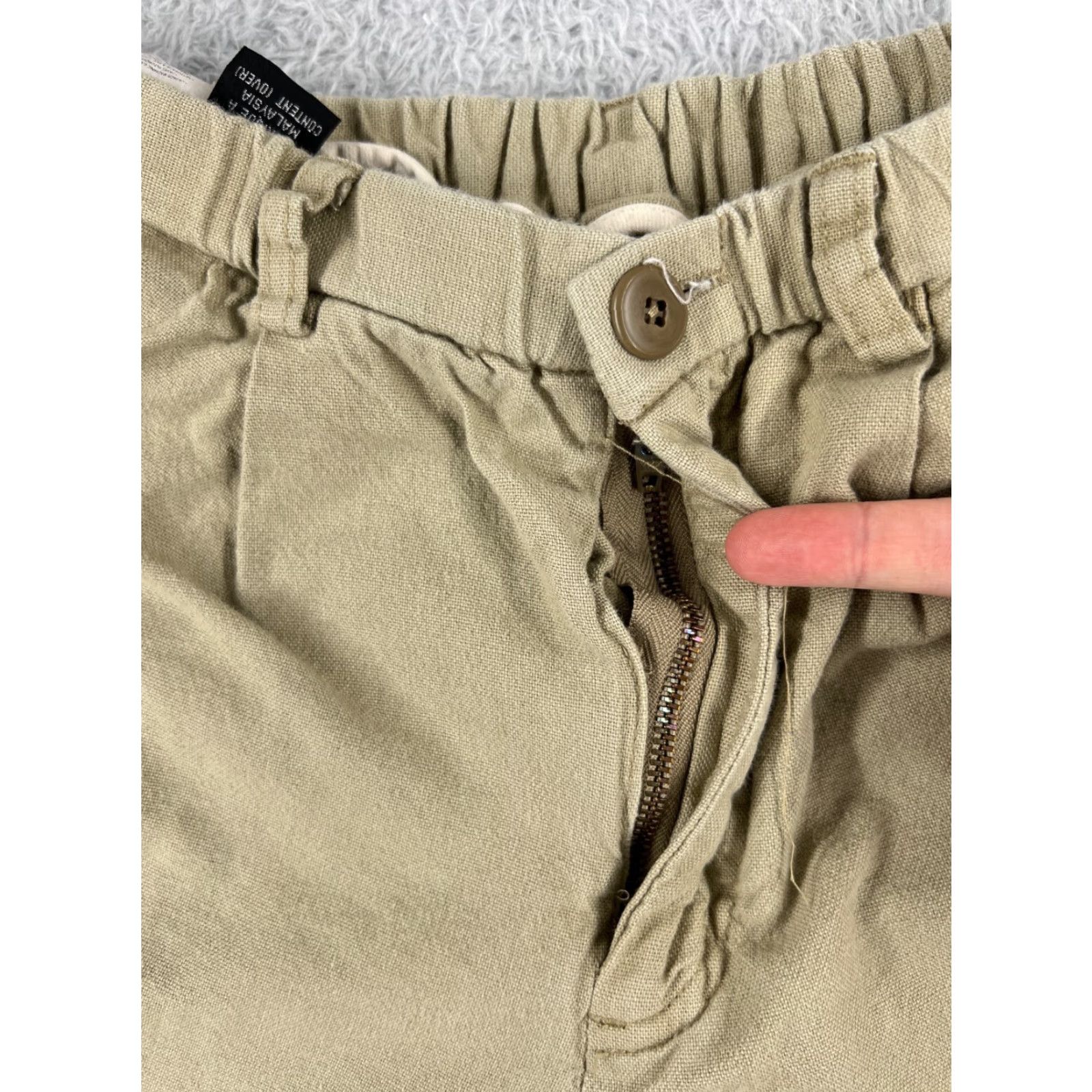 Patagonia Patagonia Shorts Womens Extra Small Beige Elastic Waist Woven 100% Cotton Hike Size 26" / US 2 / IT 38 - 6 Thumbnail