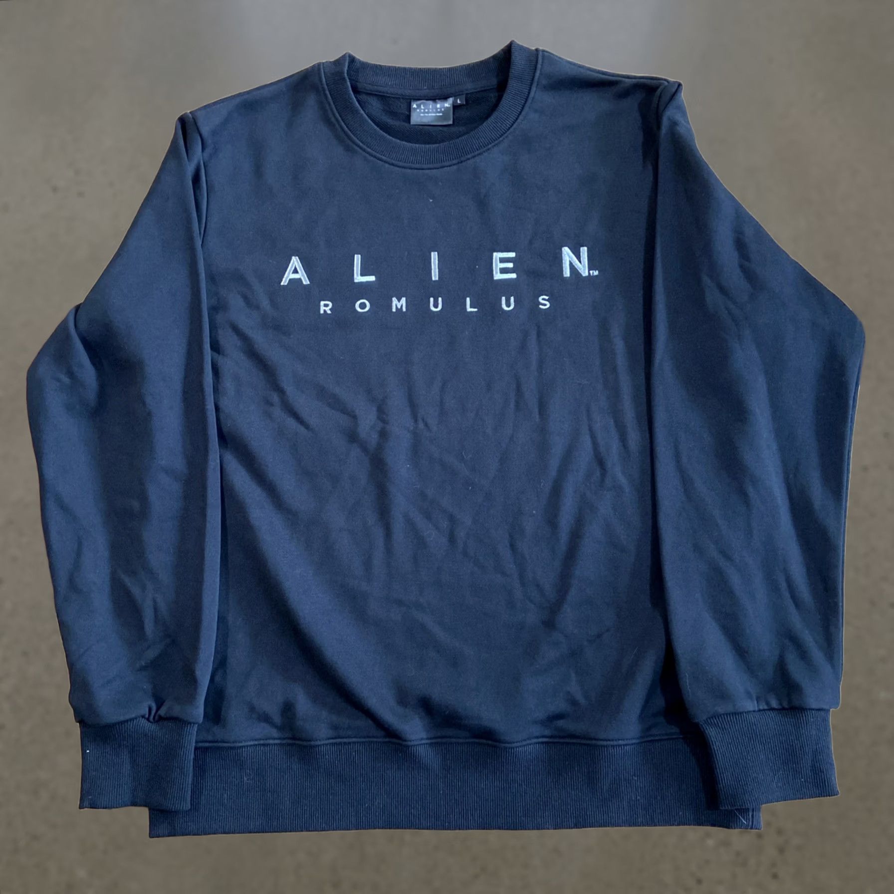 Vintage VINTAGE Alien Romulus Movie Promo Sweatshirt Men L Black Crewneck Rare Limited Size US L / EU 52-54 / 3 - 1 Thumbnail