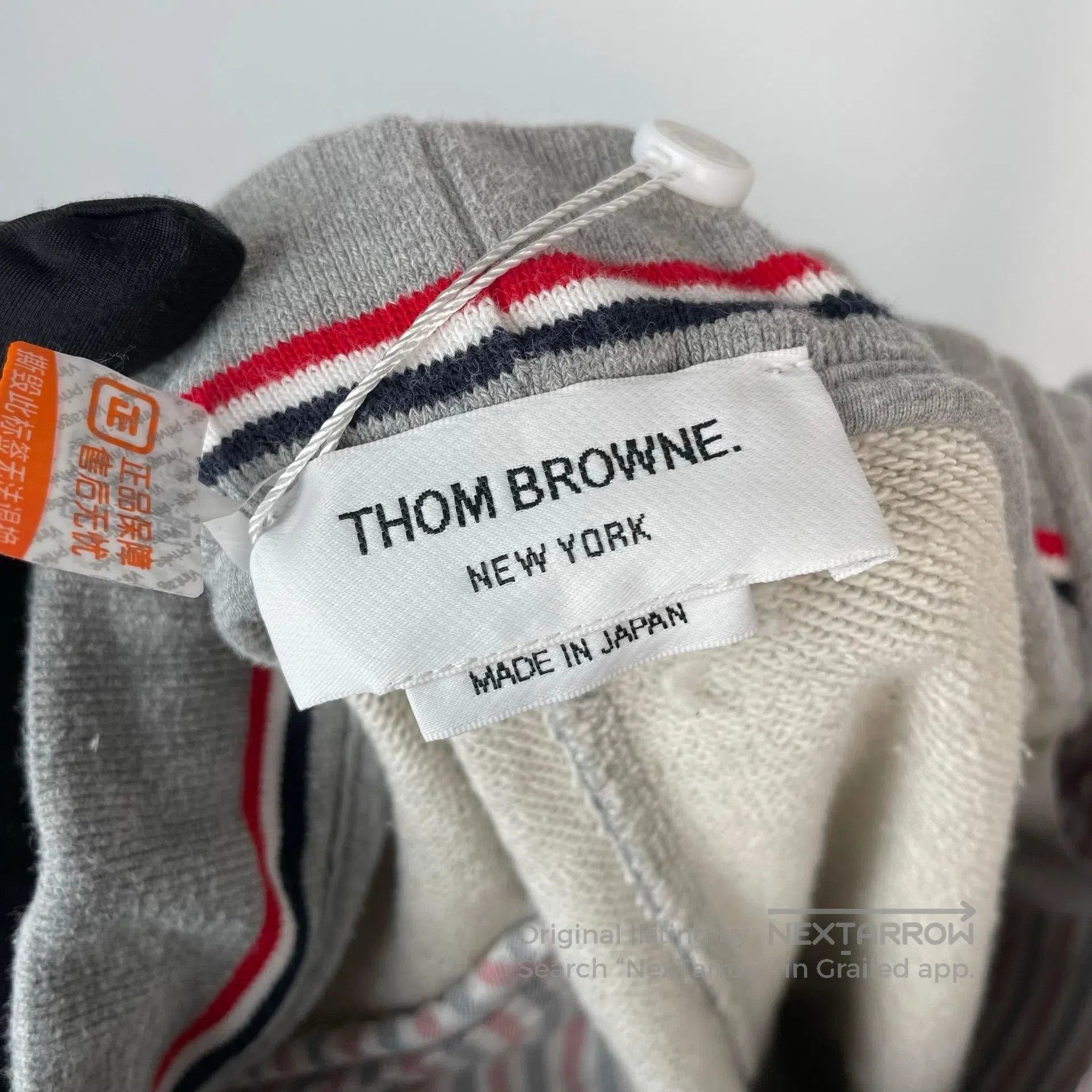 Thom Browne Thom Browne size XL Gray Four Stripe Long Pants| Size US 27 - 5 Thumbnail