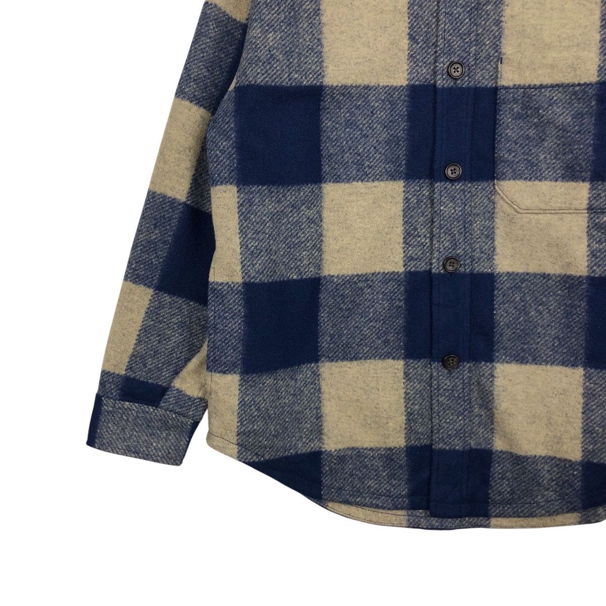 Japanese Brand Vintage Wool Chore Jacket Uniqlo Tartan Design Issey Miyake Size US M / EU 48-50 / 2 - 5 Thumbnail