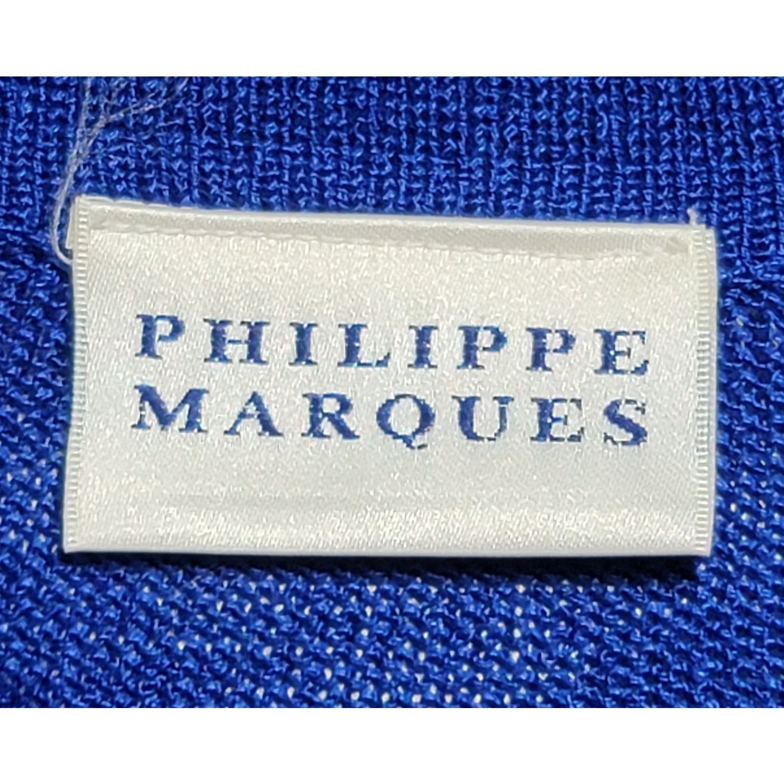 Other Philippe Marques Blue Knitted Sweater Rhinestones Top 14 Size XL / US 12-14 / IT 48-50 - 4 Thumbnail