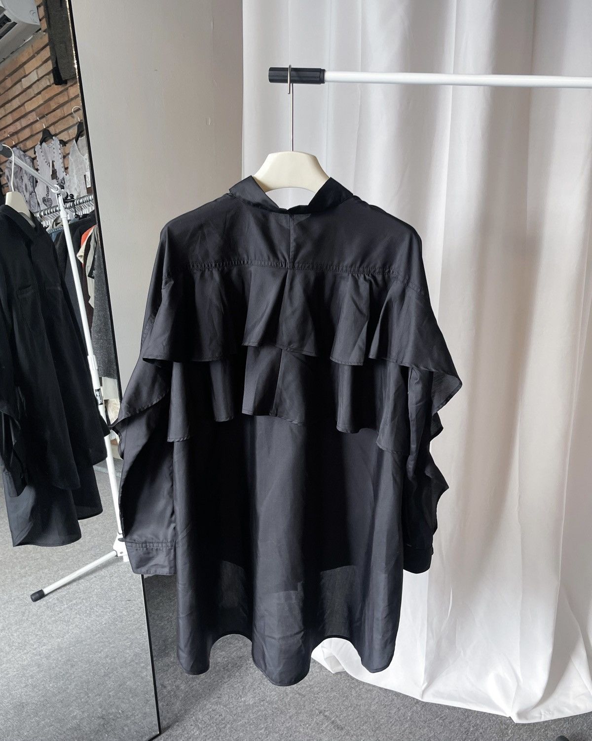 Yohji Yamamoto Kyoko Higa ruffle blouse Size L / US 10 / IT 46 - 5 Thumbnail