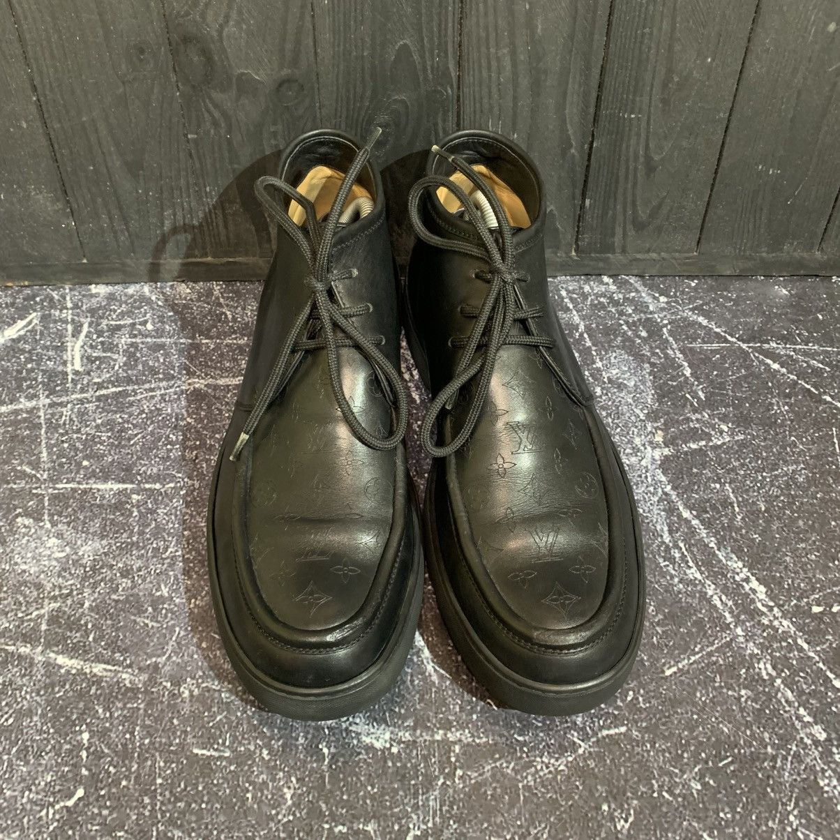 Louis Vuitton Louis Vuitton Black leather chukka boots Size 8.5 Size US 8.5 / EU 41-42 - 5 Thumbnail