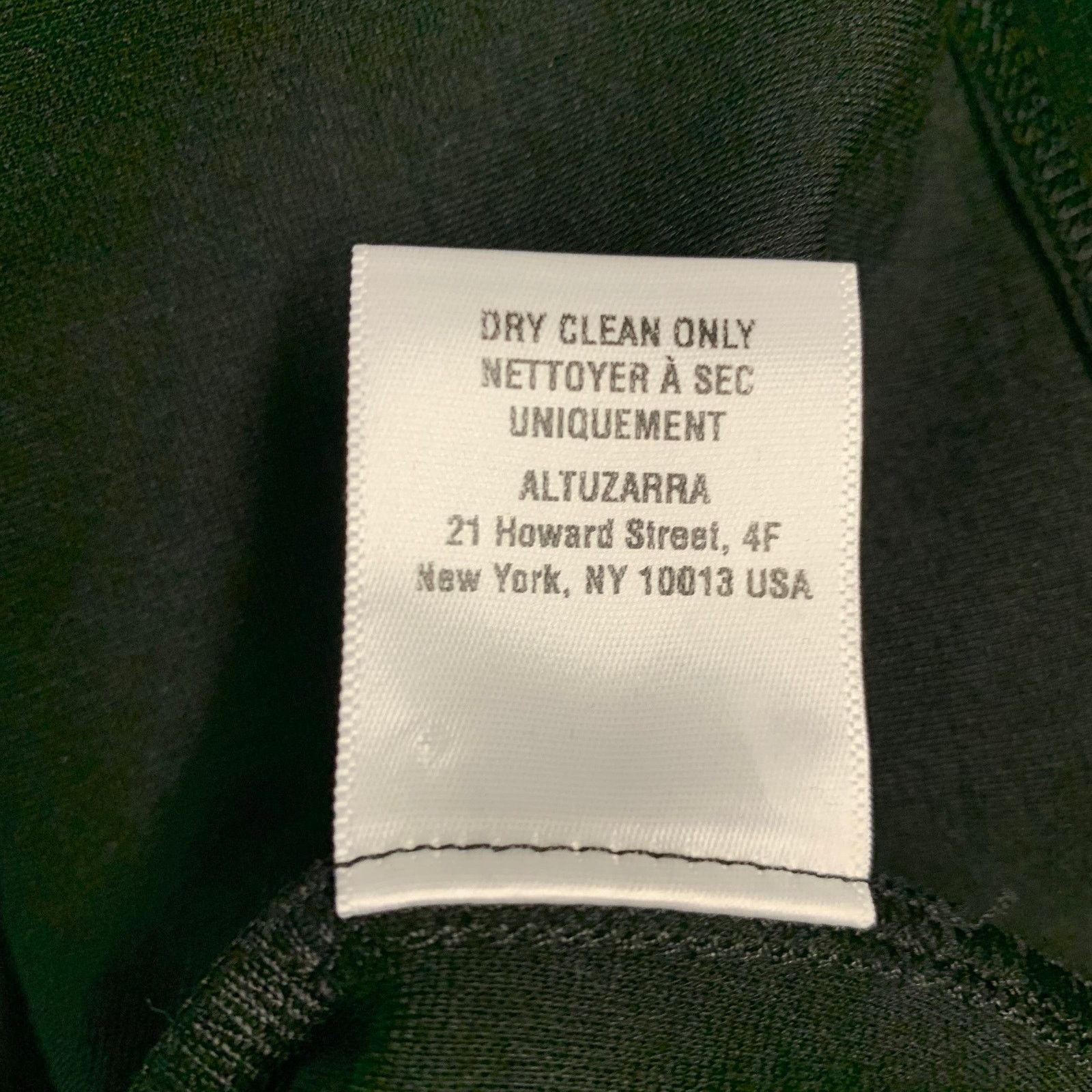 Altuzarra XS Black Viscose Blend Snaps Studded Crew Neck Pullover Size XS / US 0-2 / IT 36-38 - 7 Thumbnail