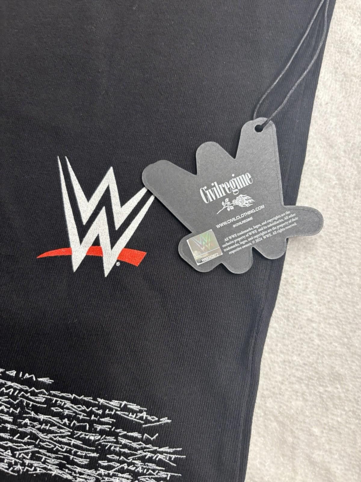 Civil Regime WWE Stone Cold Steve Austin 'Civil Regime' Ovrszed Smll NWT Size ONE SIZE - 7 Thumbnail