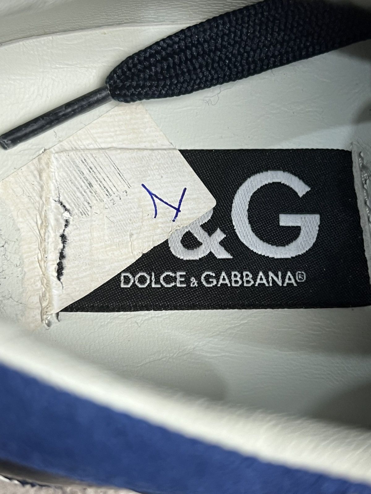 Dolce & Gabbana Vintage Dolce&Gabbana Patent Leather Low Top Sneakers DG Y2K Size US 9 / EU 42 - 12 Thumbnail