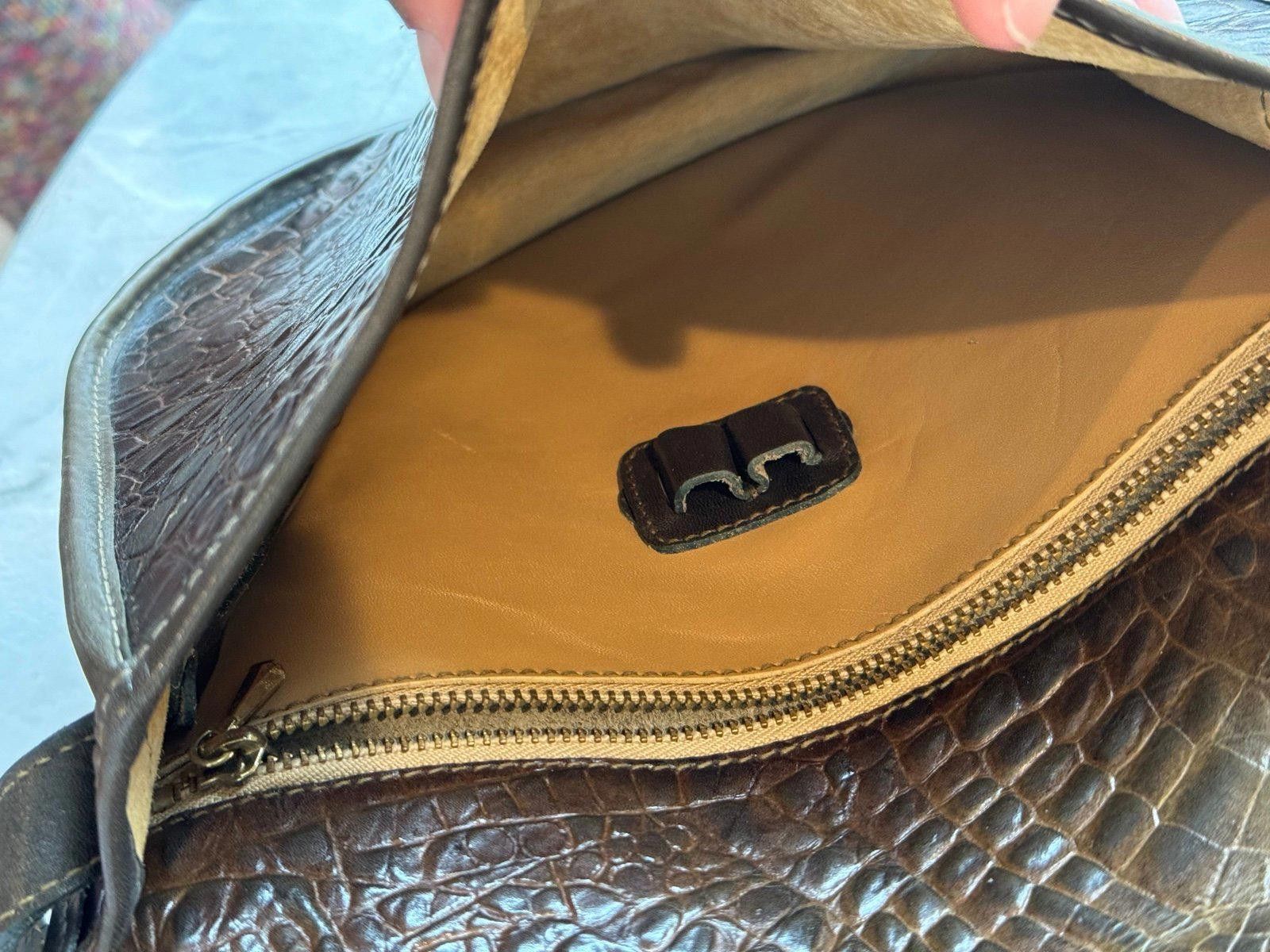 Designer Alligator Skin Bag Size ONE SIZE - 9 Thumbnail
