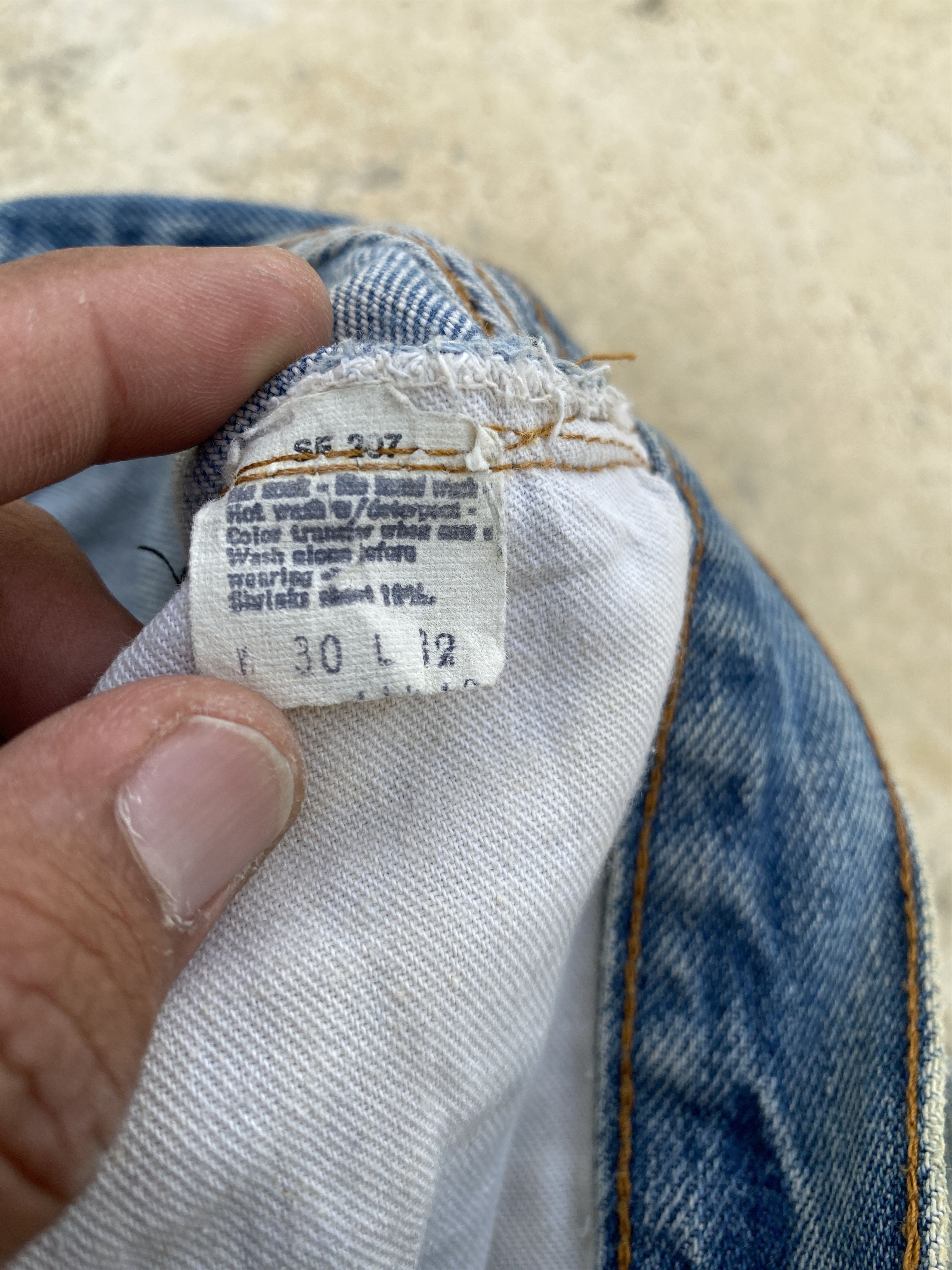 Levi's × Vintage Vintage 80s Levis 501 Redline #524 Selvedge Jeans Size US 29 - 13 Thumbnail