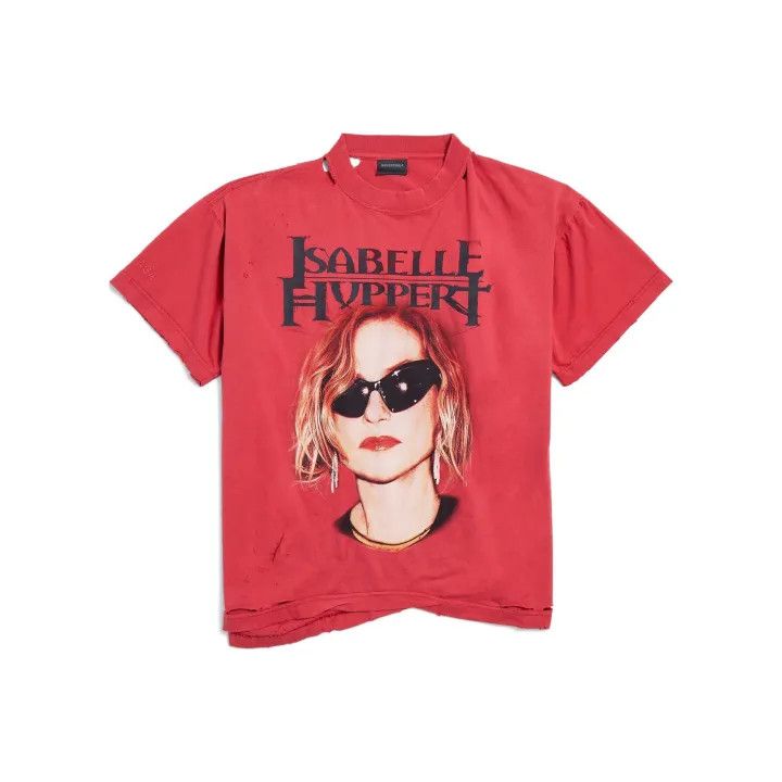 Balenciaga Balenciaga Isabelle Huppert Graphic T-Shirt 0079 Size US S / EU 44-46 / 1 - 1 Thumbnail