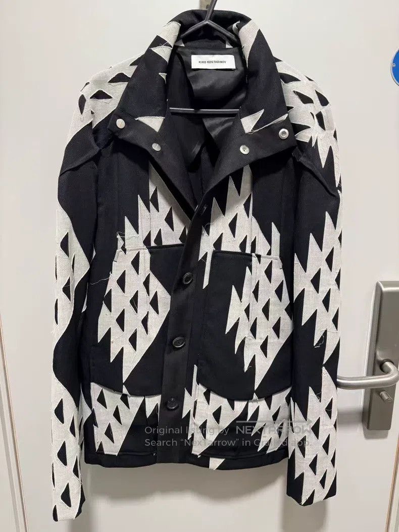 Kiko Kostadinov BNWT KIKO KOSTADINOV Black Sorelle Jacket Size 50