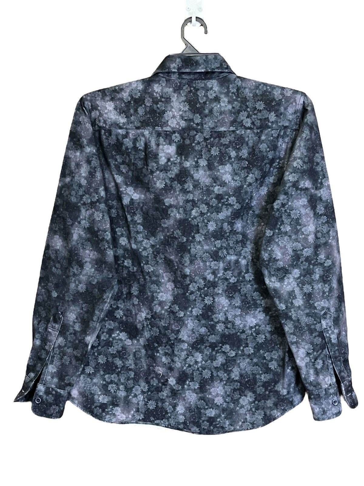 Tornado Mart VINTAGE TORNADO MART SPLASH BLEACH BUTTON UPS DENIM SHIRT Size US M / EU 48-50 / 2 - 2 Thumbnail