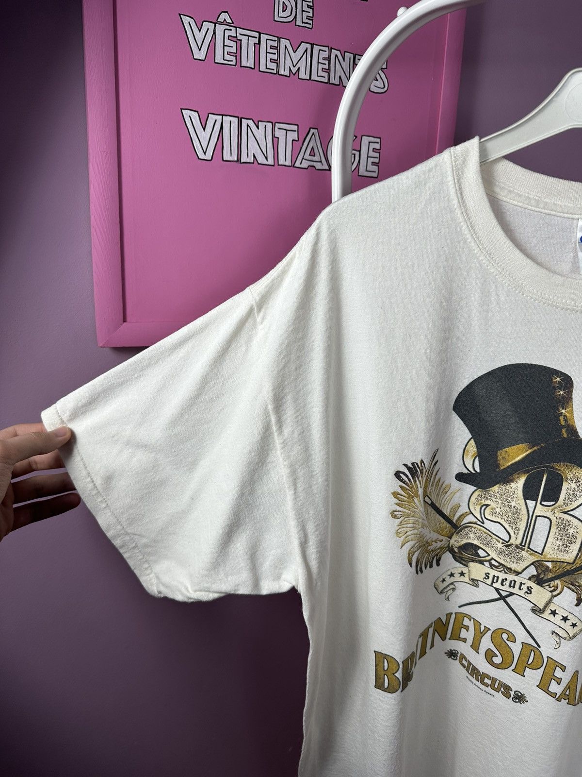 Gildan 2009 Britney Spears Circus Merch T Shirt Vintage Printed Tee Size US L / EU 52-54 / 3 - 5 Thumbnail