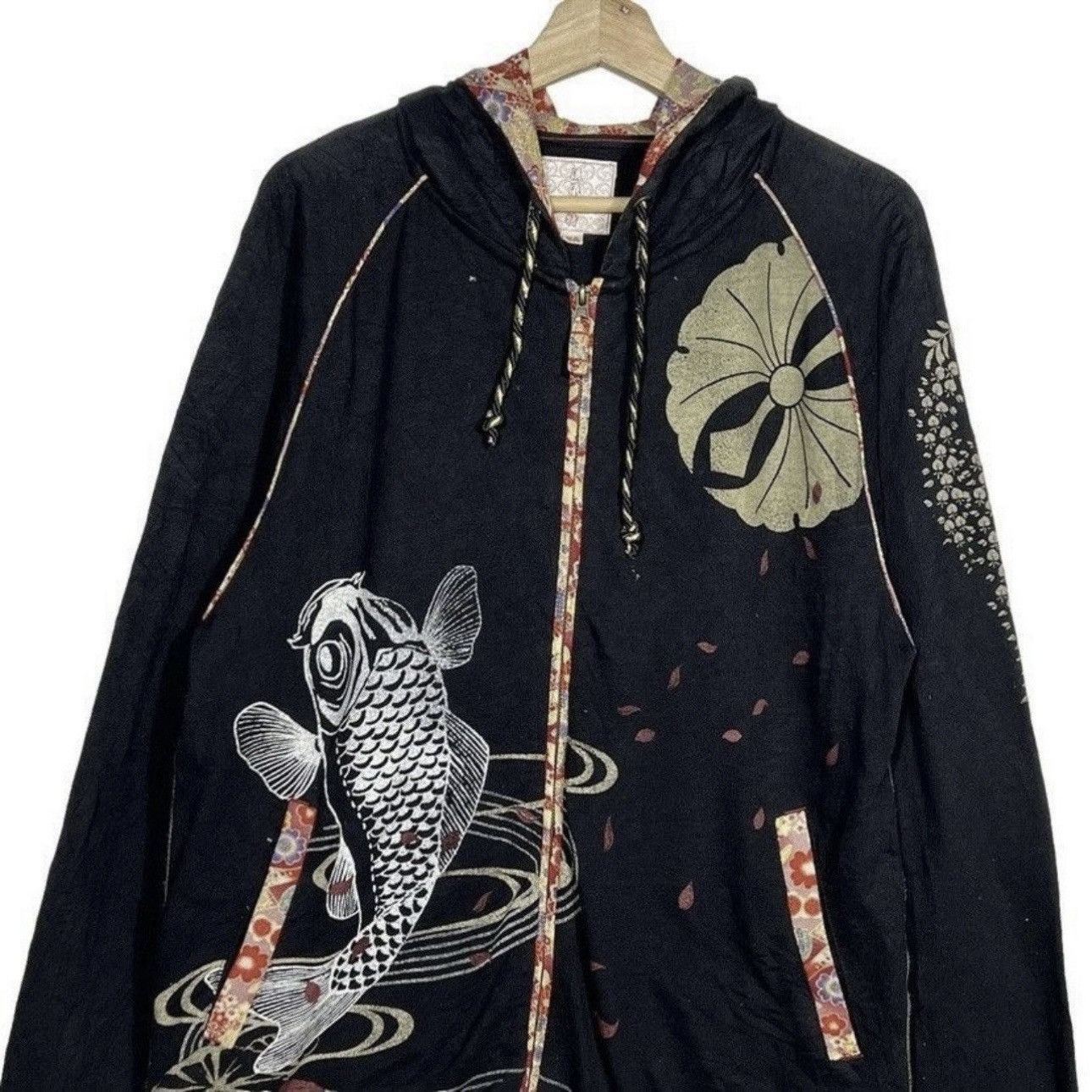 Japanese Brand hoodies design sukajan big logo nice design Size US XL / EU 56 / 4 - 3 Thumbnail