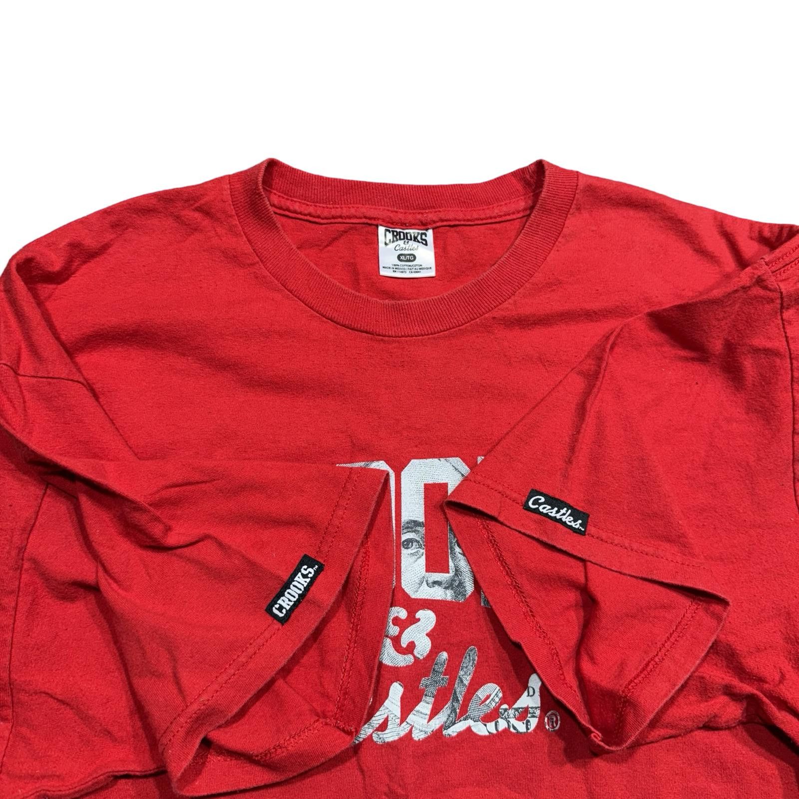 Crooks & Castles Crooks & Castles Dollar Bill Y2K Graphic Tee Size US XL / EU 56 / 4 - 2 Thumbnail