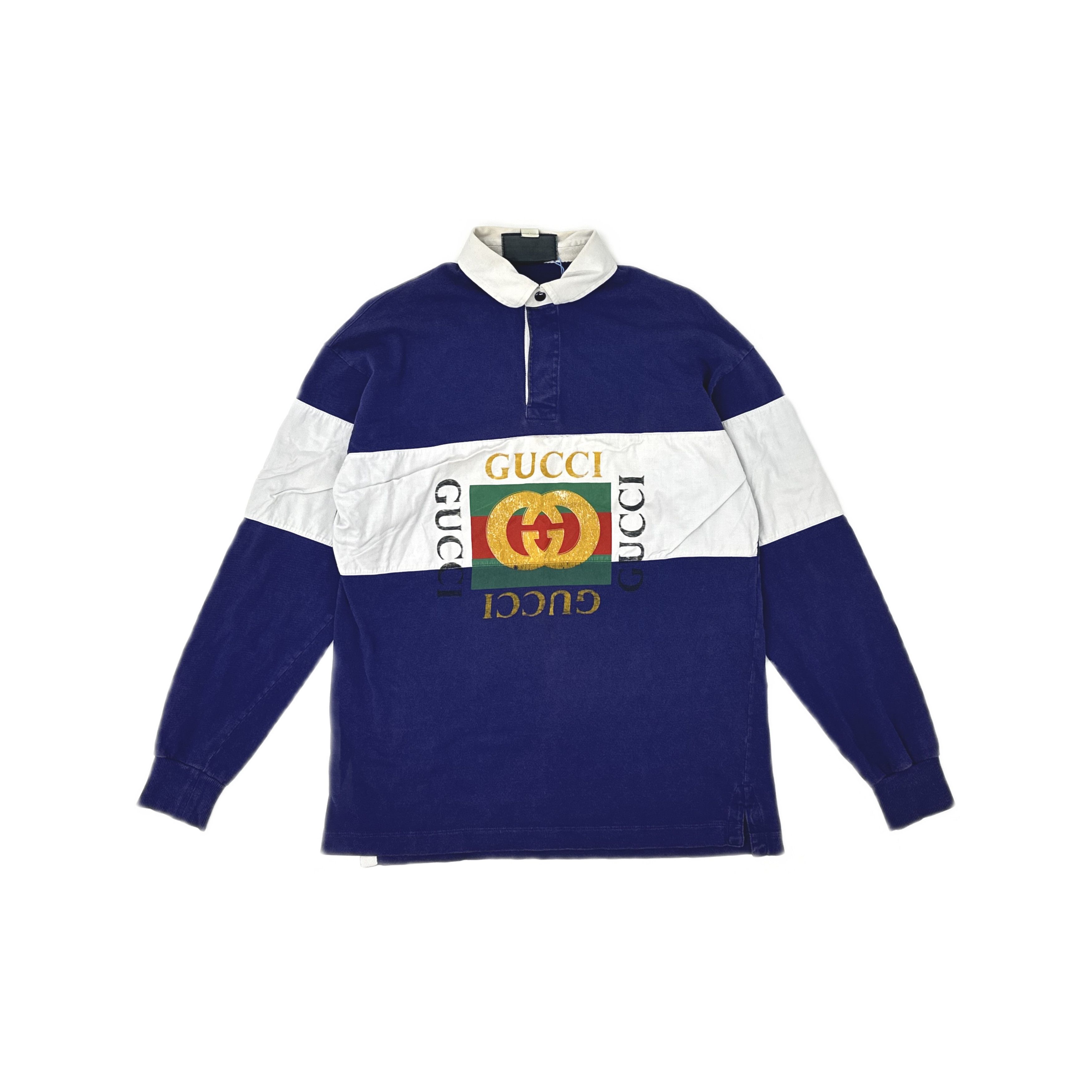 Gucci Gucci Logo Print Polo Shirt Size S Size US S / EU 44-46 / 1 - 1 Thumbnail