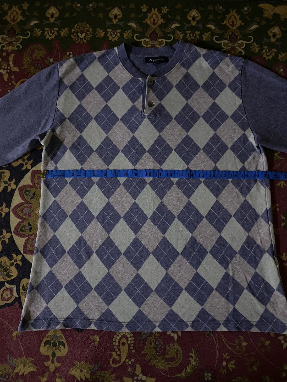 Aquascutum × Japanese Brand × Vintage Vintage Aquascutum Long Sleeve T-Shirt Size US L / EU 52-54 / 3 - 8 Thumbnail