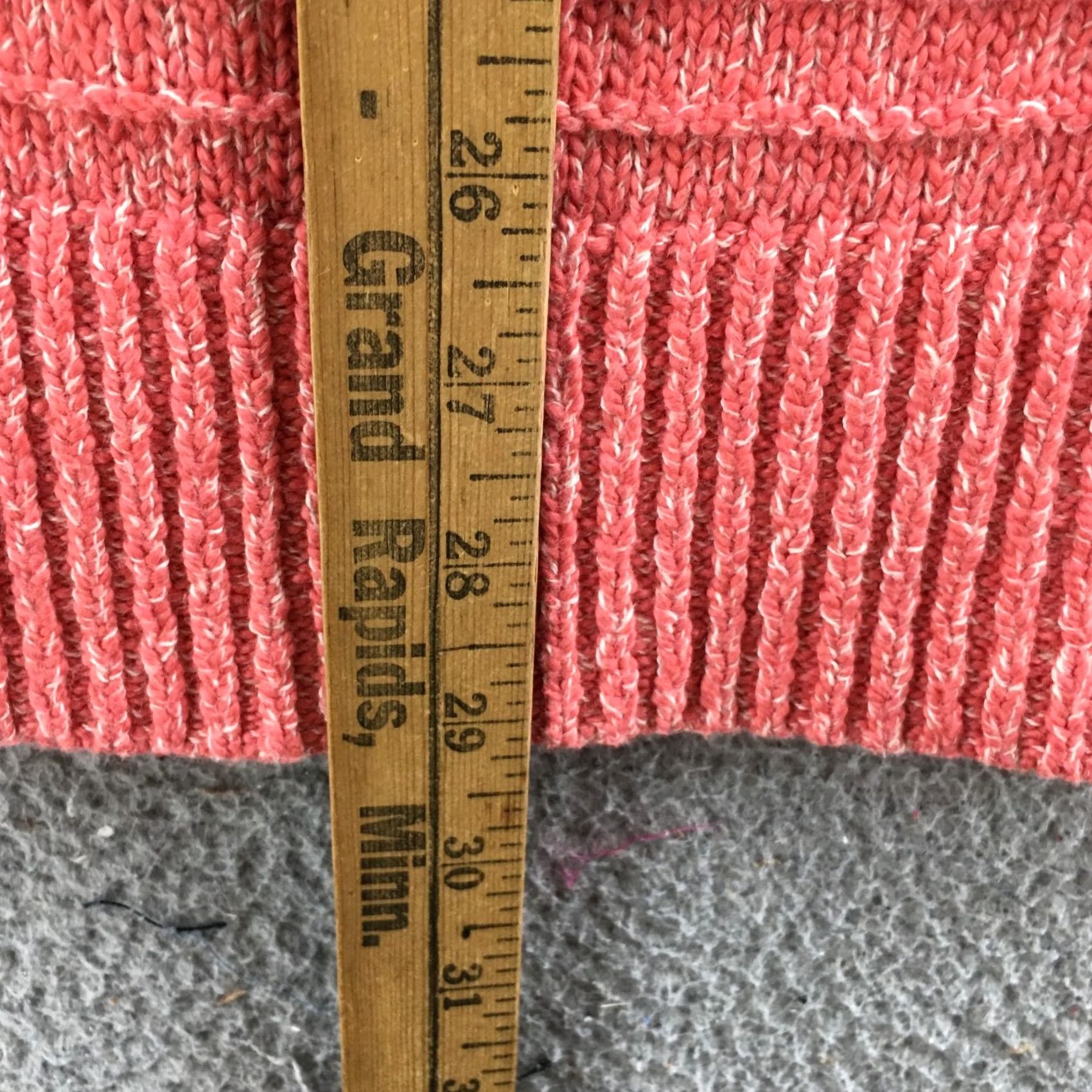 Old Navy Old Navy Sweater Womens M Coral Cotton Knitted Long Sleeve V-Neck Pullover NEW Size M / US 6-8 / IT 42-44 - 6 Thumbnail