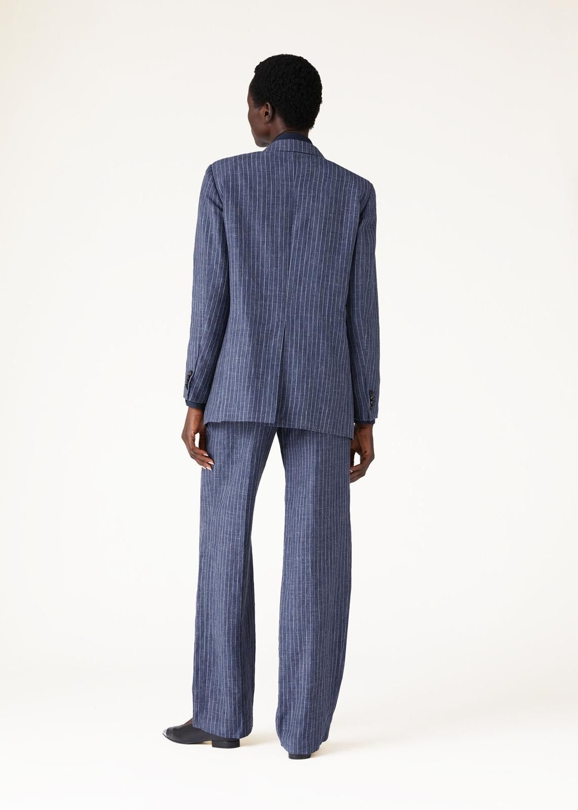 Loro Piana o1srvl11e0125 FAN6956 Belia Jacket in Blue Size M / US 6-8 / IT 42-44 - 5 Thumbnail