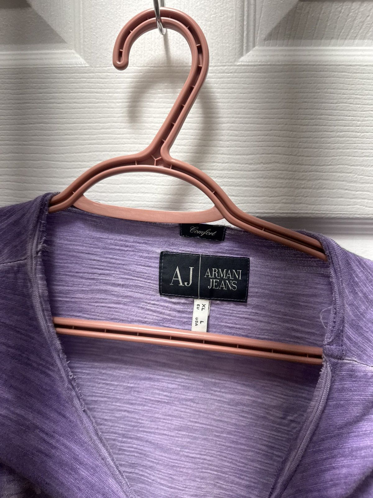 Armani Armani Jeans Free Ride Archive Scoop Shirt Purple Faded Size US XL / EU 56 / 4 - 3 Thumbnail