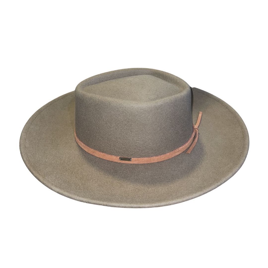 Brixton Brenton Convertabrim Fedora Tobacco Brown Adjustable Boho Size ONE SIZE - 1 Thumbnail
