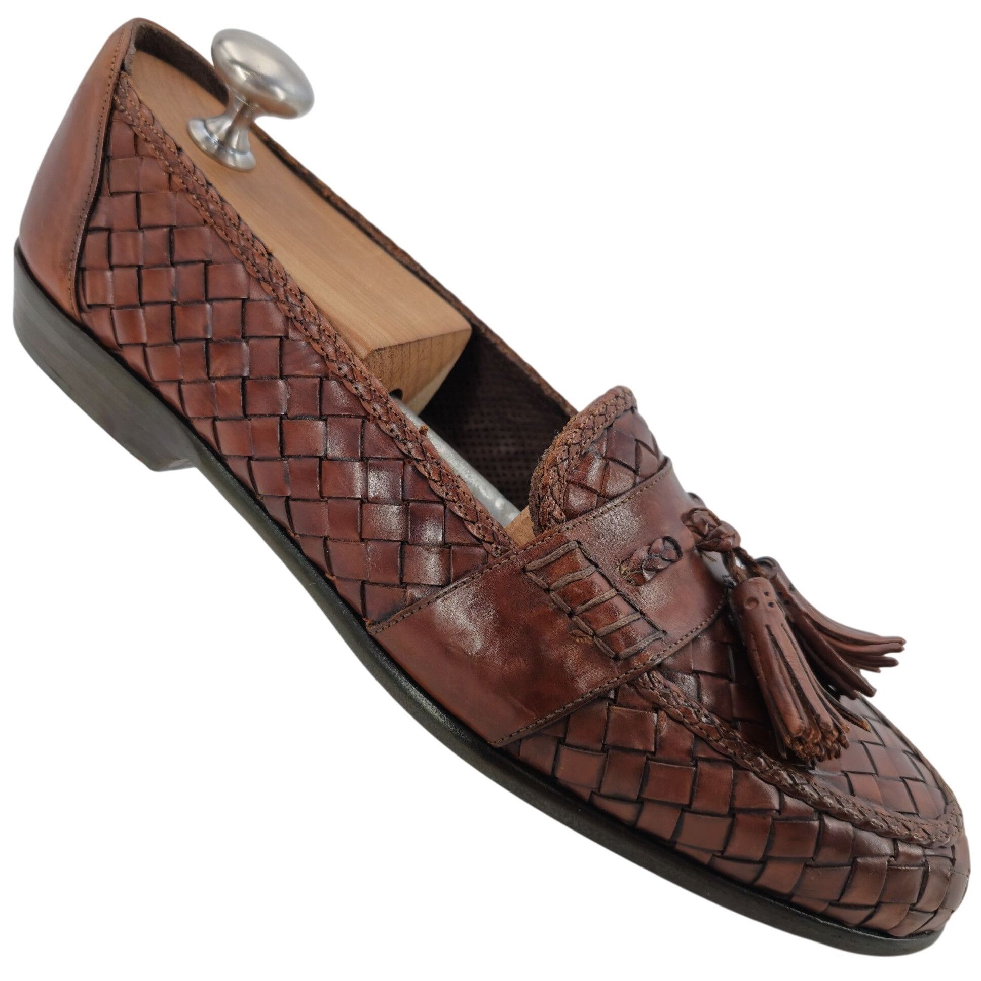 Bragano × Cole Haan Vintage Bragano Cole Haan Brown Woven 