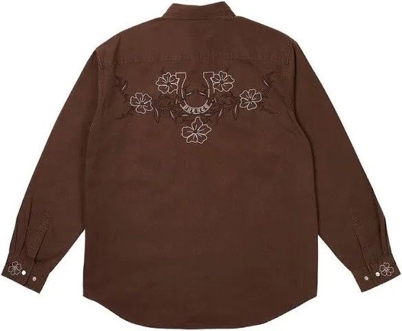Palace Palace Flexus Shirt Nice Brown Size US M / EU 48-50 / 2 - 1 Thumbnail