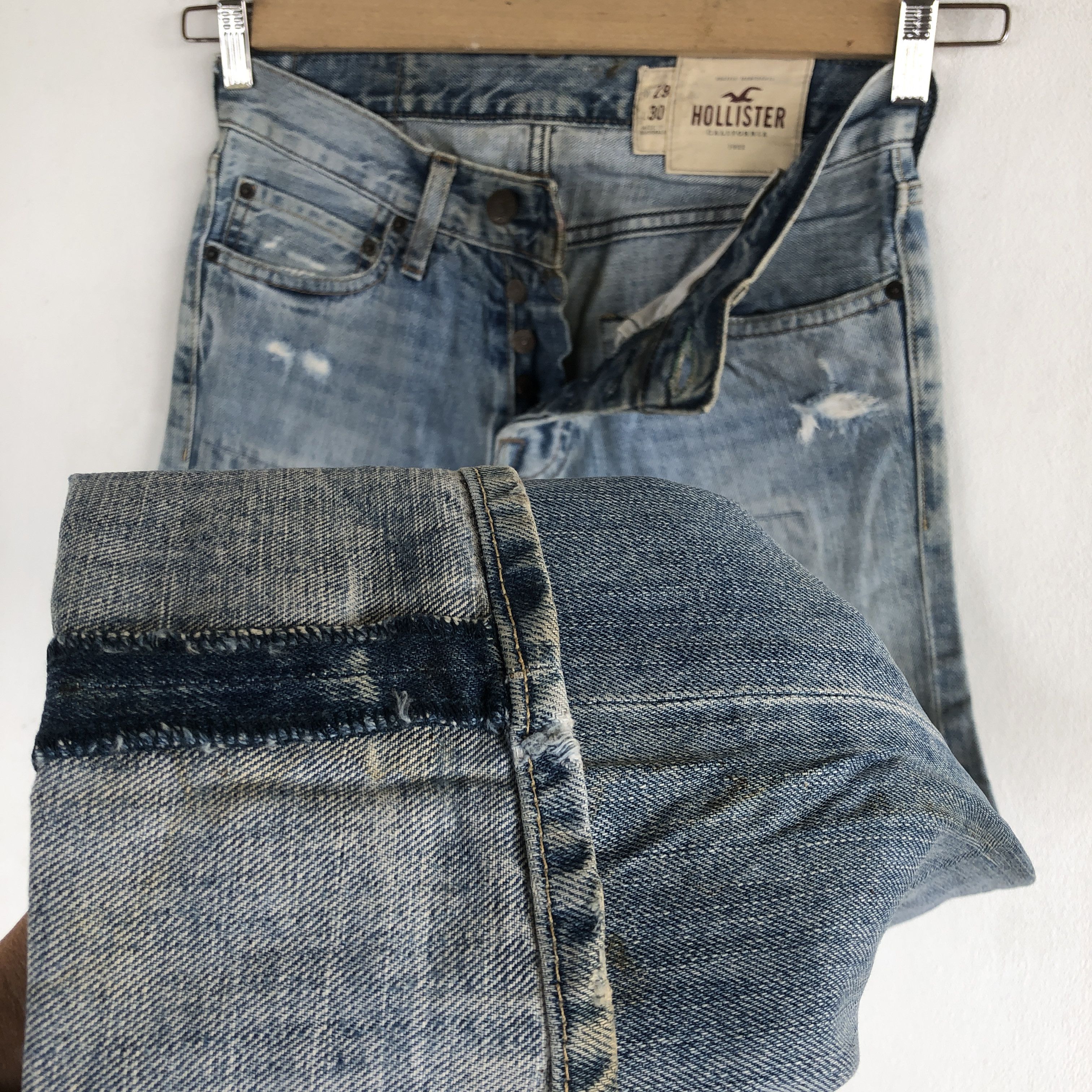 Japanese Brand × Jean Vintage Japanese Wide Leg Jeans Flare Boot Cut Baggy Denim Size 28" / US 6 / IT 42 - 8 Thumbnail