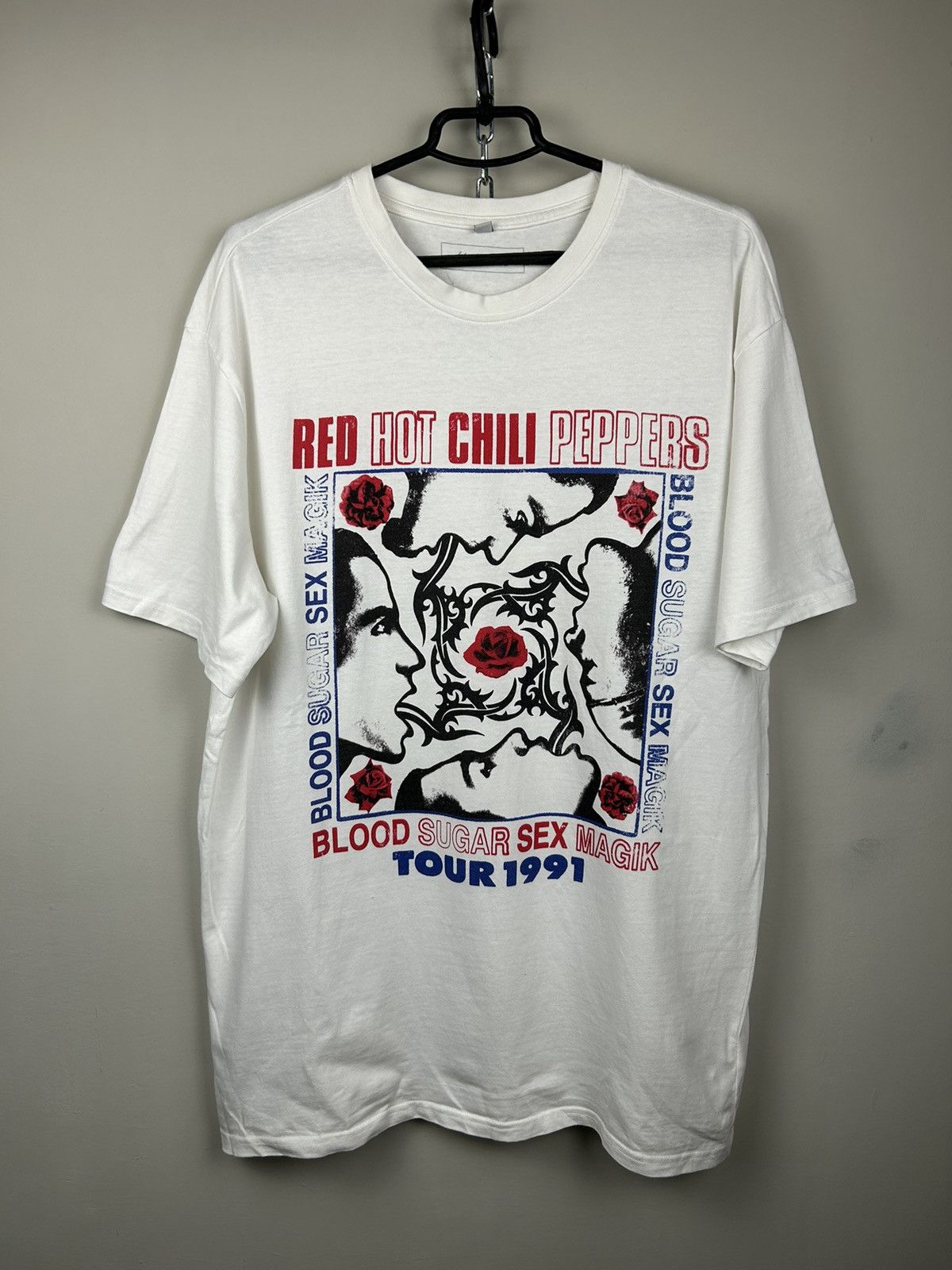 Band Tees Red Hot Chill Peppers Blood Sugar Sex Magik Tour 1991 Tee Size US XL / EU 56 / 4 - 1 Thumbnail