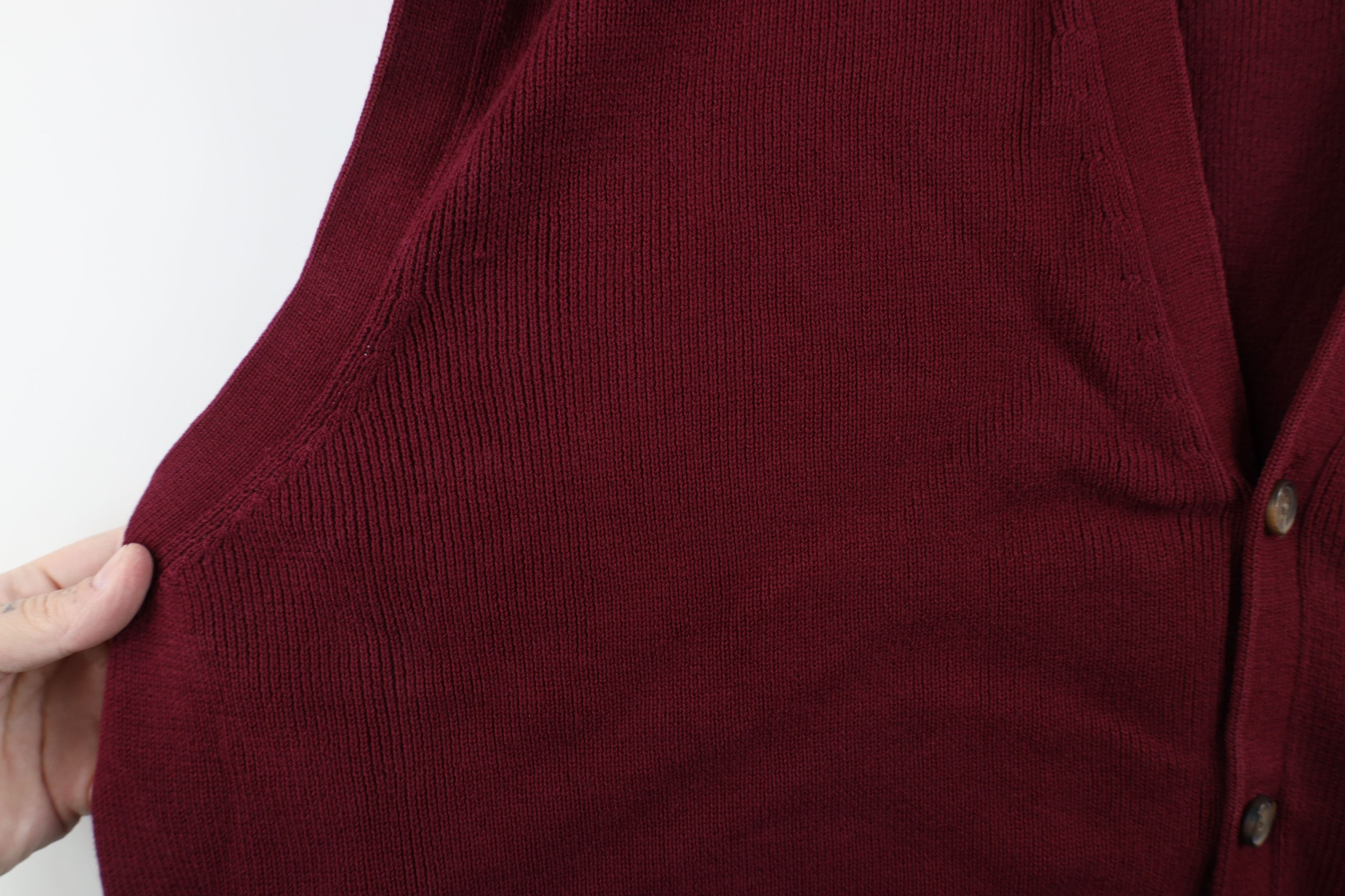 Eddie Bauer Vintage 90s Eddie Bauer Ribbed Knit Cardigan Sweater Vest Size US XL / EU 56 / 4 - 6 Thumbnail