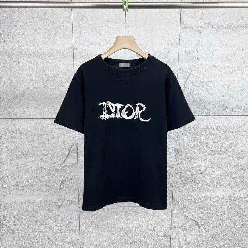 Dior Dior Black Cotton Men's T-Shirt 0089 Size US XS / EU 42 / 0 - 1 Thumbnail