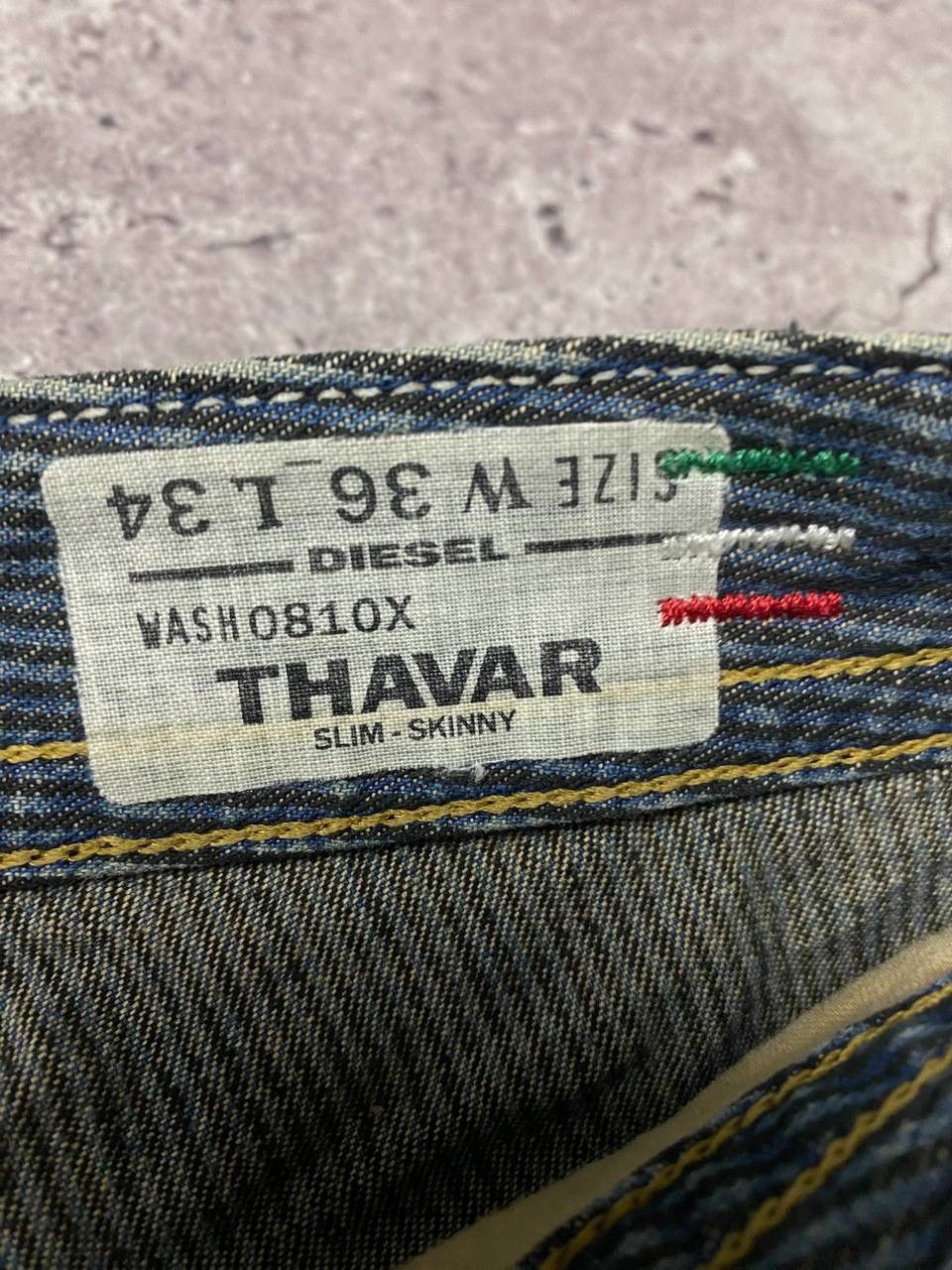Diesel × If Six Was Nine × Le Grande Bleu (L.G.B.) Vintage Diesel Thavar Junya Watanabe style Faded Pants Size US 36 / EU 52 - 7 Thumbnail