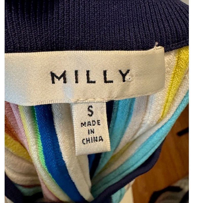 MILLY MILLY Vertical Striped Rainbow Pullover S Size S / US 4 / IT 40 - 2 Thumbnail