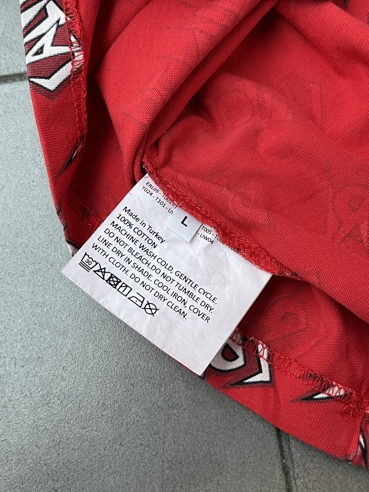 ERL DS! SS23 ERL All Over Logo Sunscreen Red Long Sleeve Size US M / EU 48-50 / 2 - 19 Thumbnail
