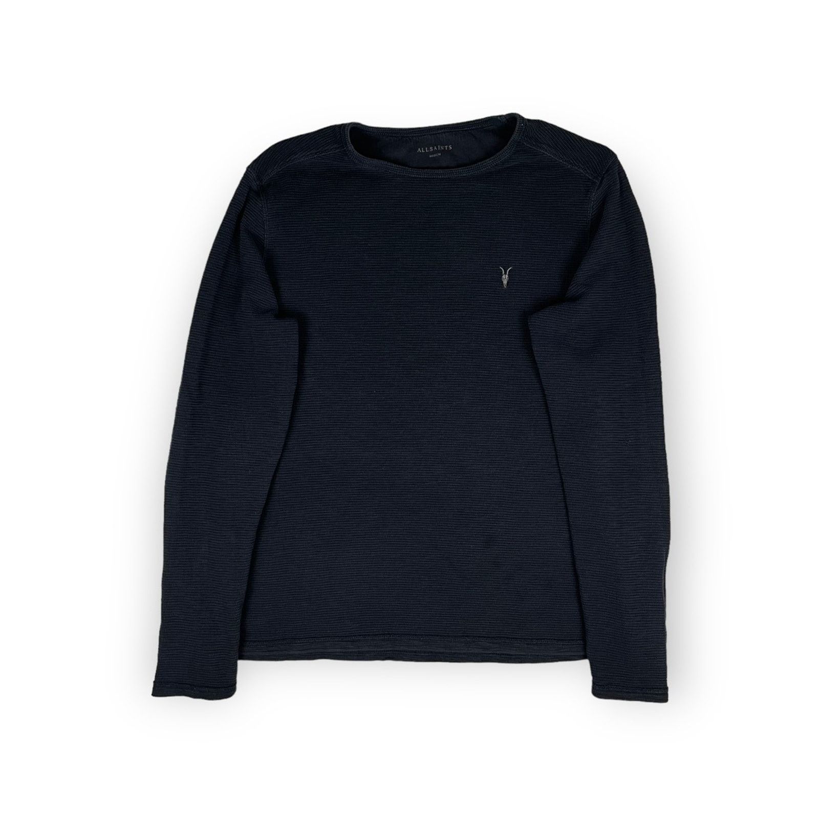 Allsaints Allsaints Sweater Navy Size M Small Logo Size US M / EU 48-50 / 2 - 2 Thumbnail