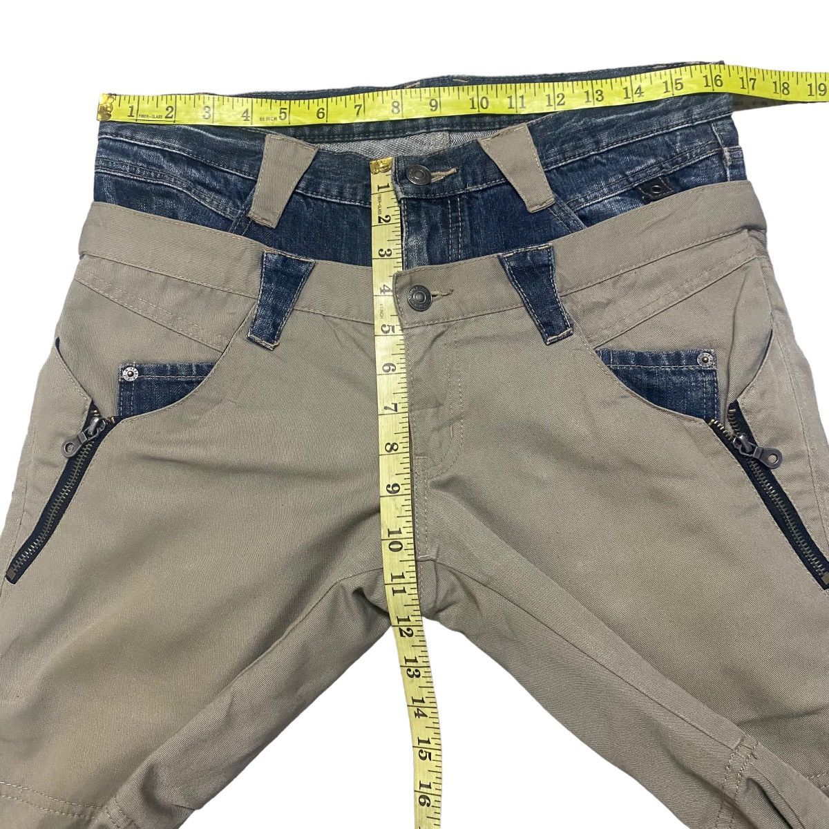 PPFM PPFM Denim Double Waist Pants Size US 32 / EU 48 - 22 Thumbnail
