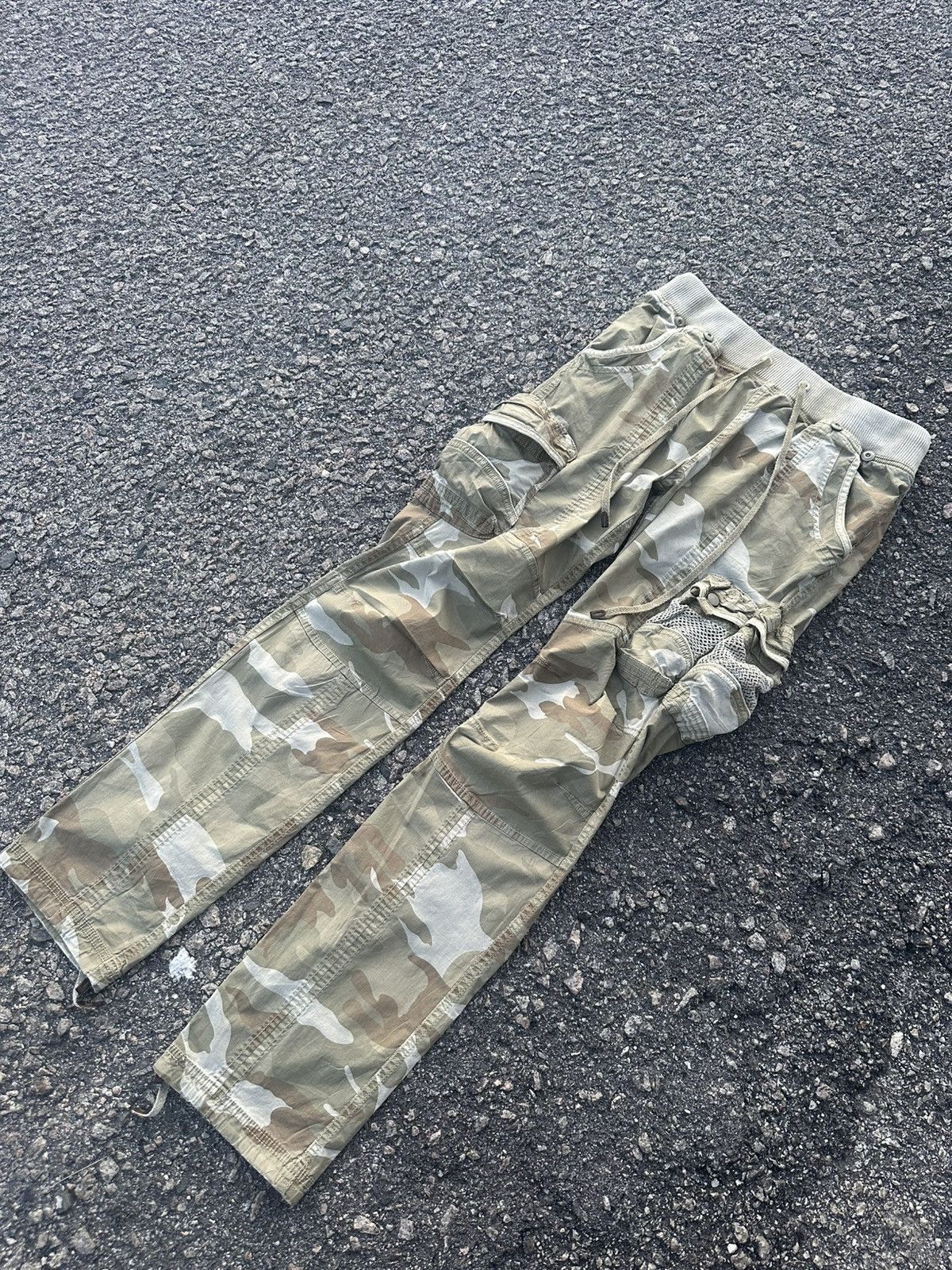 GOA G.O.A Goa Drawstring Flared Cargo Pants Size US 28 / EU 44 - 19 Thumbnail
