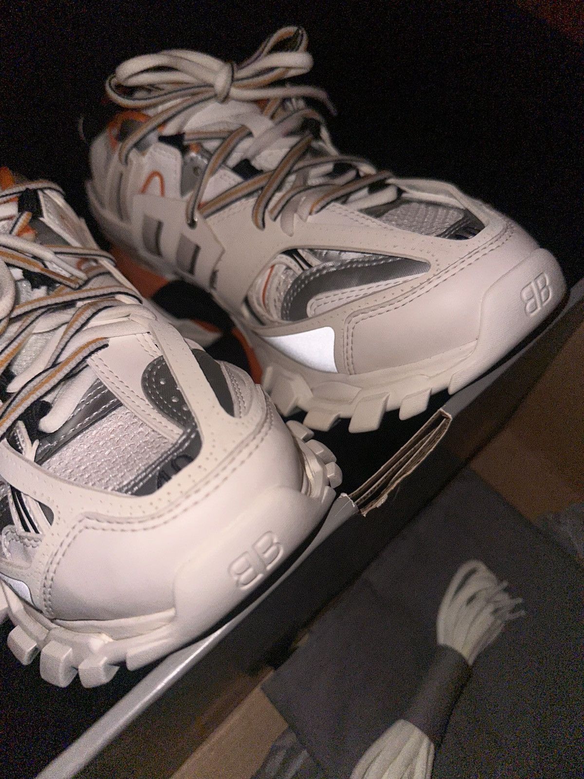 Balenciaga Balenciaga Track “White/Orange” Size US 7 / EU 40 - 12 Thumbnail