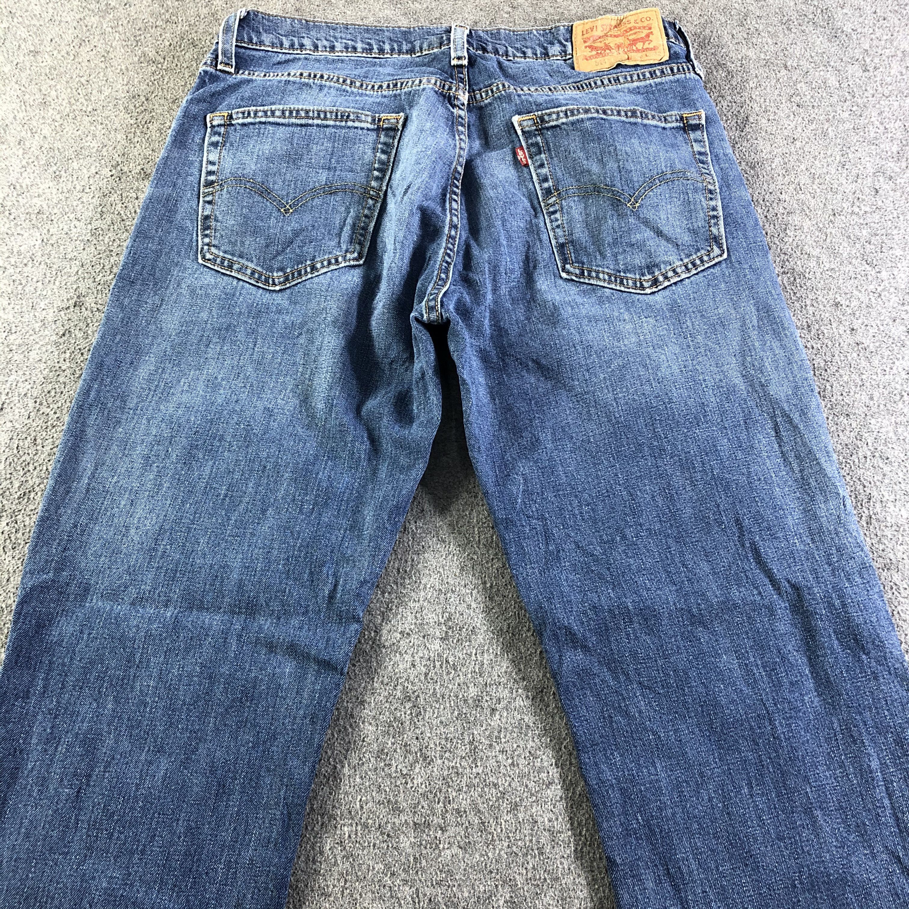 Levi's Vintage Blue Wash Levis 514 Jeans-J4425 Size US 32 / EU 48 - 4 Thumbnail