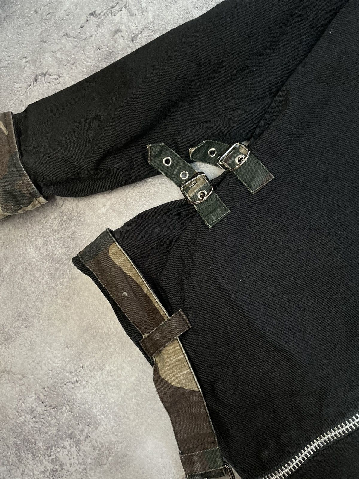 Other Japanese Vintage Crazy Washed GOTHICANA EMP Moto Zip Jacket Size US L / EU 52-54 / 3 - 4 Thumbnail