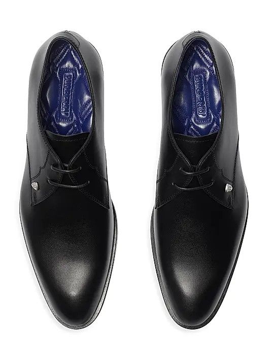 Burberry os11x0126 Carlyle Leather Derbys Shoes in Black Size US 9 / EU 42 - 4 Thumbnail