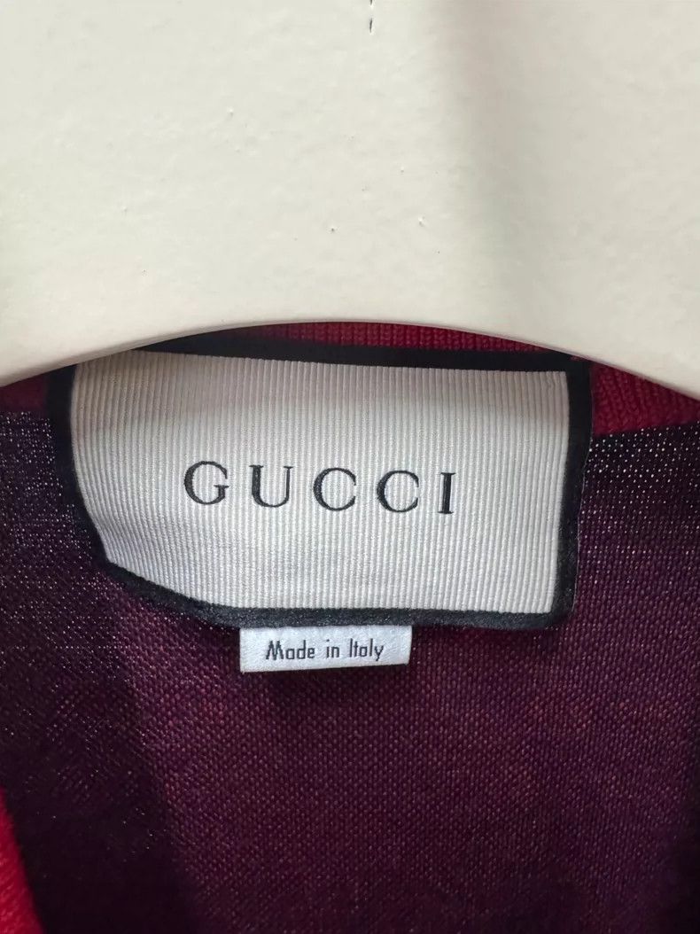 Gucci Gucci Classic gg jacquard stand-up collar zipper long-slee Size US M / EU 48-50 / 2 - 3 Thumbnail